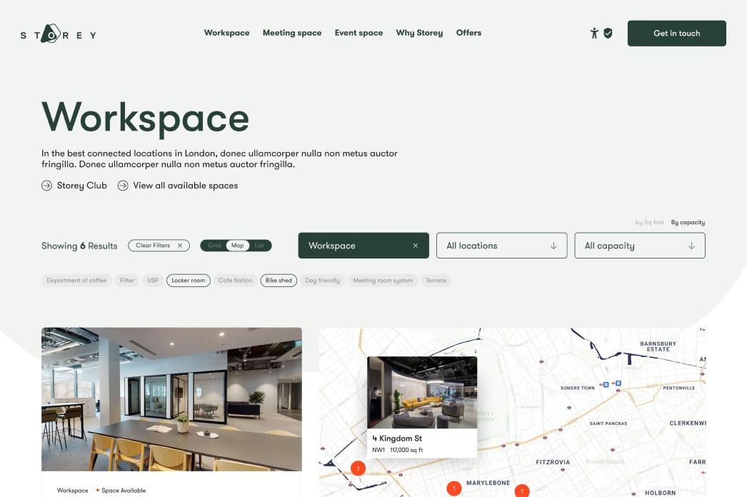 Top creative website agencies in London offering dynamic workspace solutions.