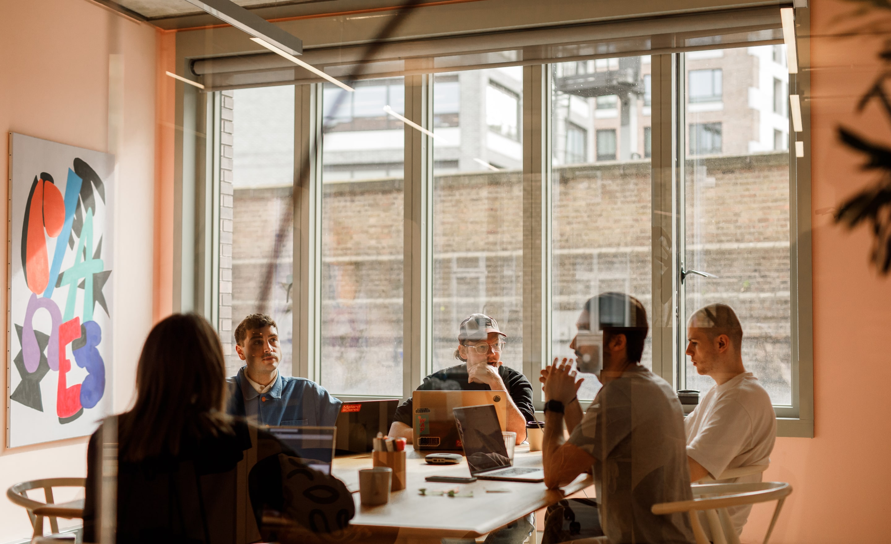 Top web development agency meeting in London office.