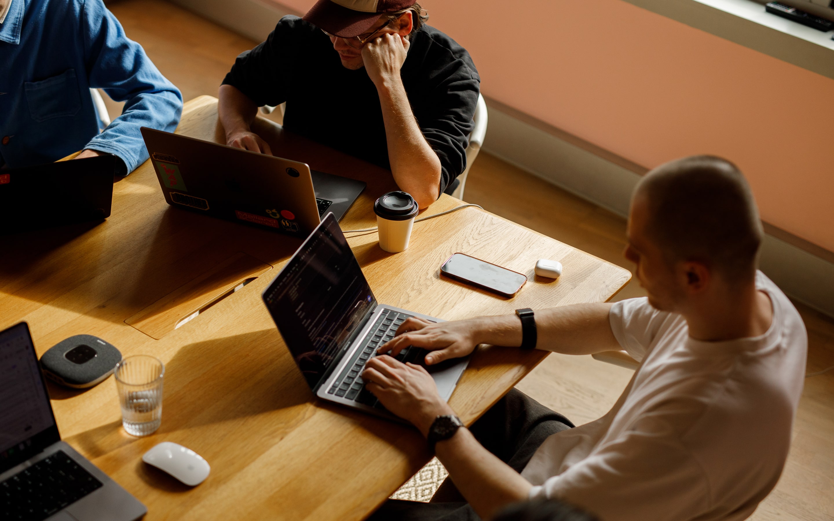 Team of professionals collaborating in one of the top WordPress development agencies UK.