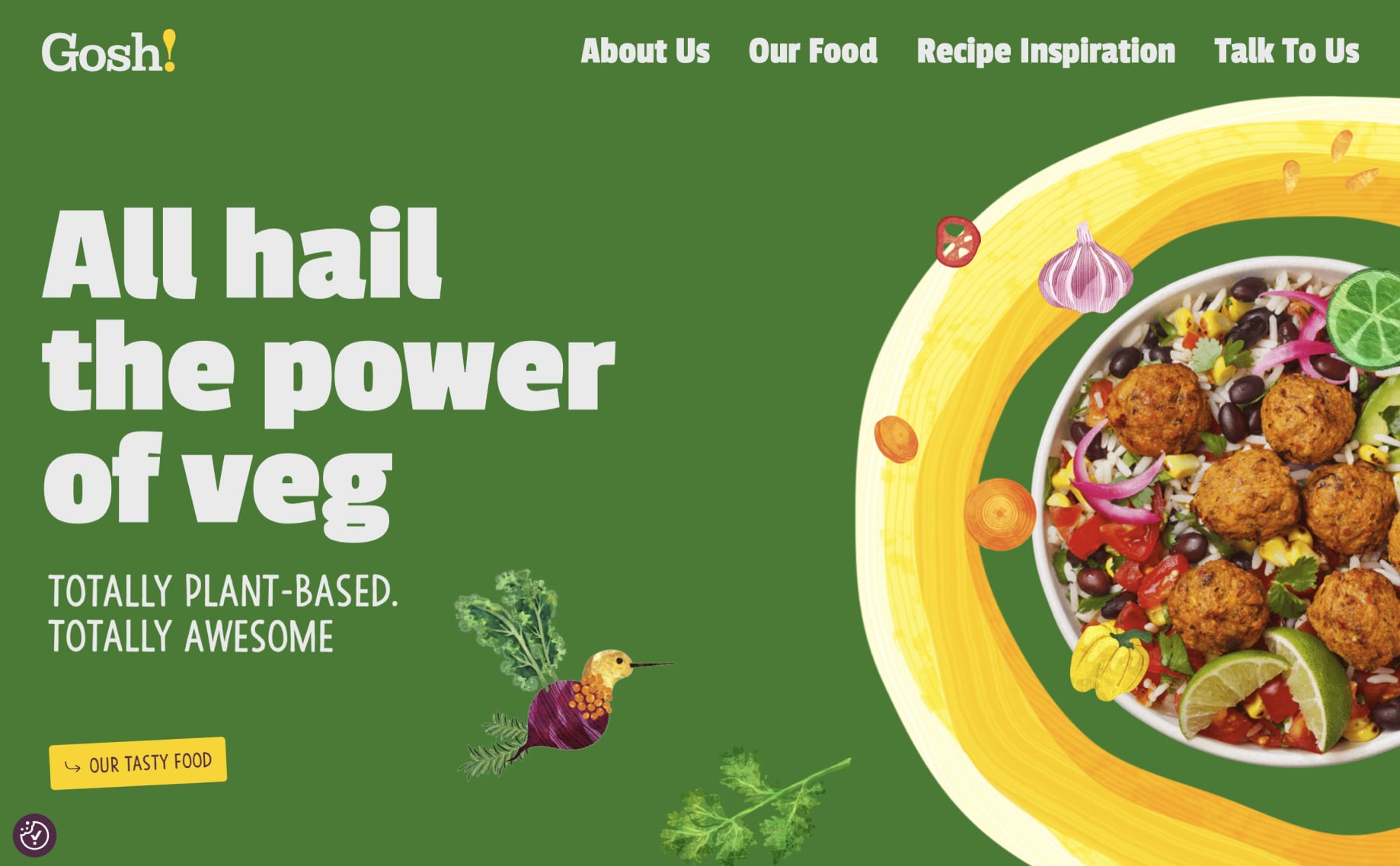 Creative website agencies showcasing innovative plant-based designs, top digital experience agencies UK.