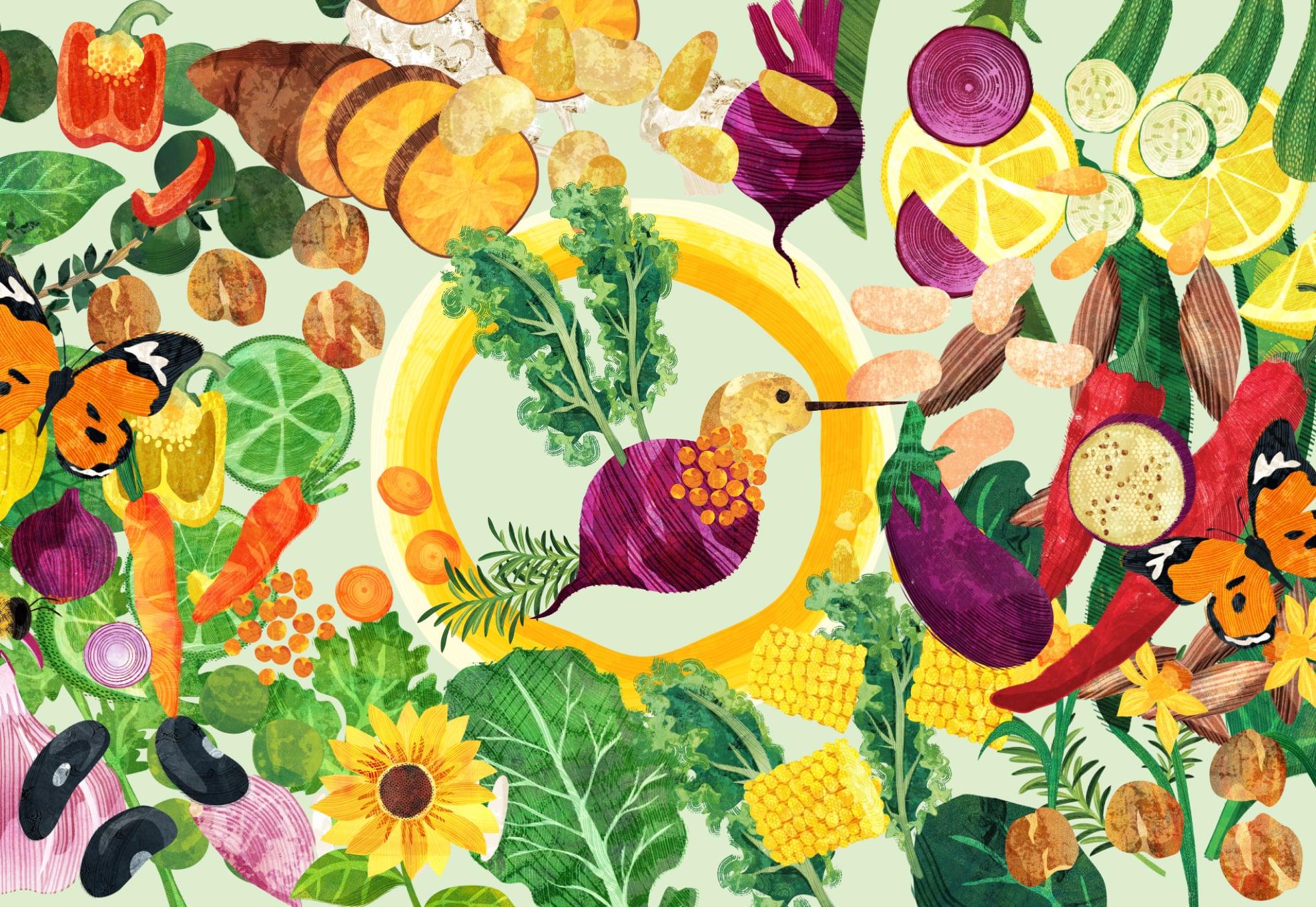 Vibrant, illustrative design concept by a top creative website agency in London.