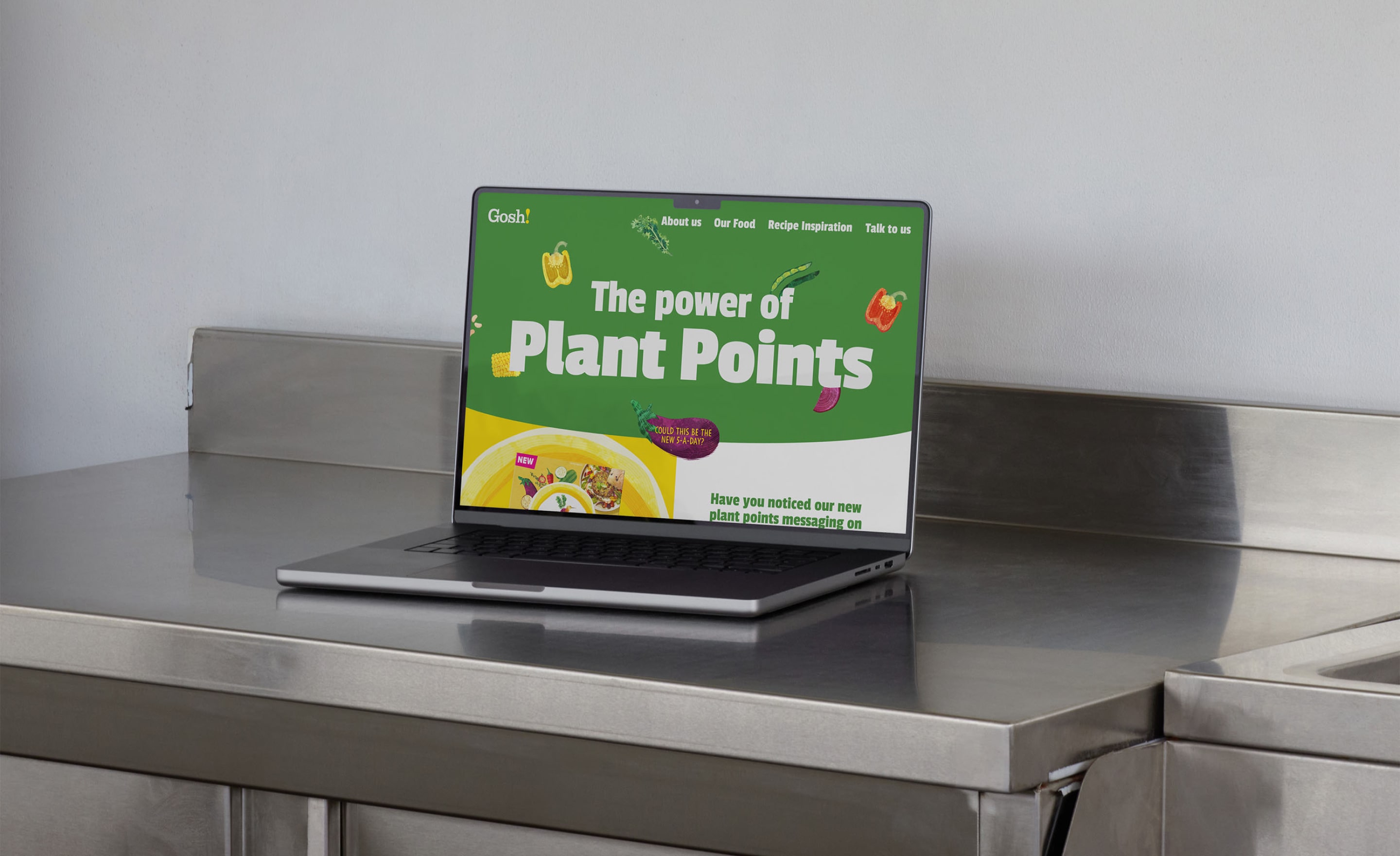 Top web development agency showcasing creative website on laptop in London.