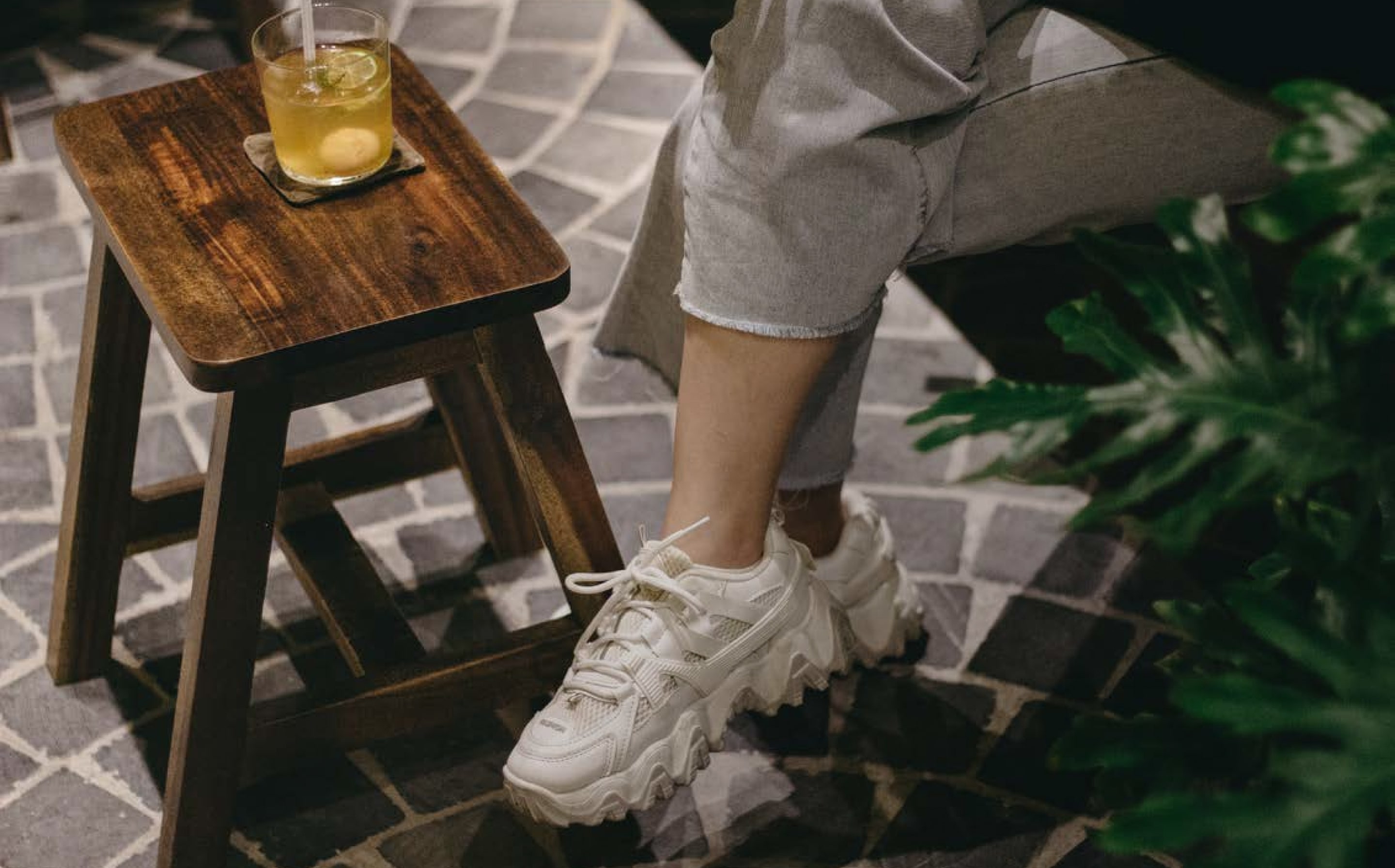 Casual seating area in a modern cafe by one of the top digital experience agencies UK.
