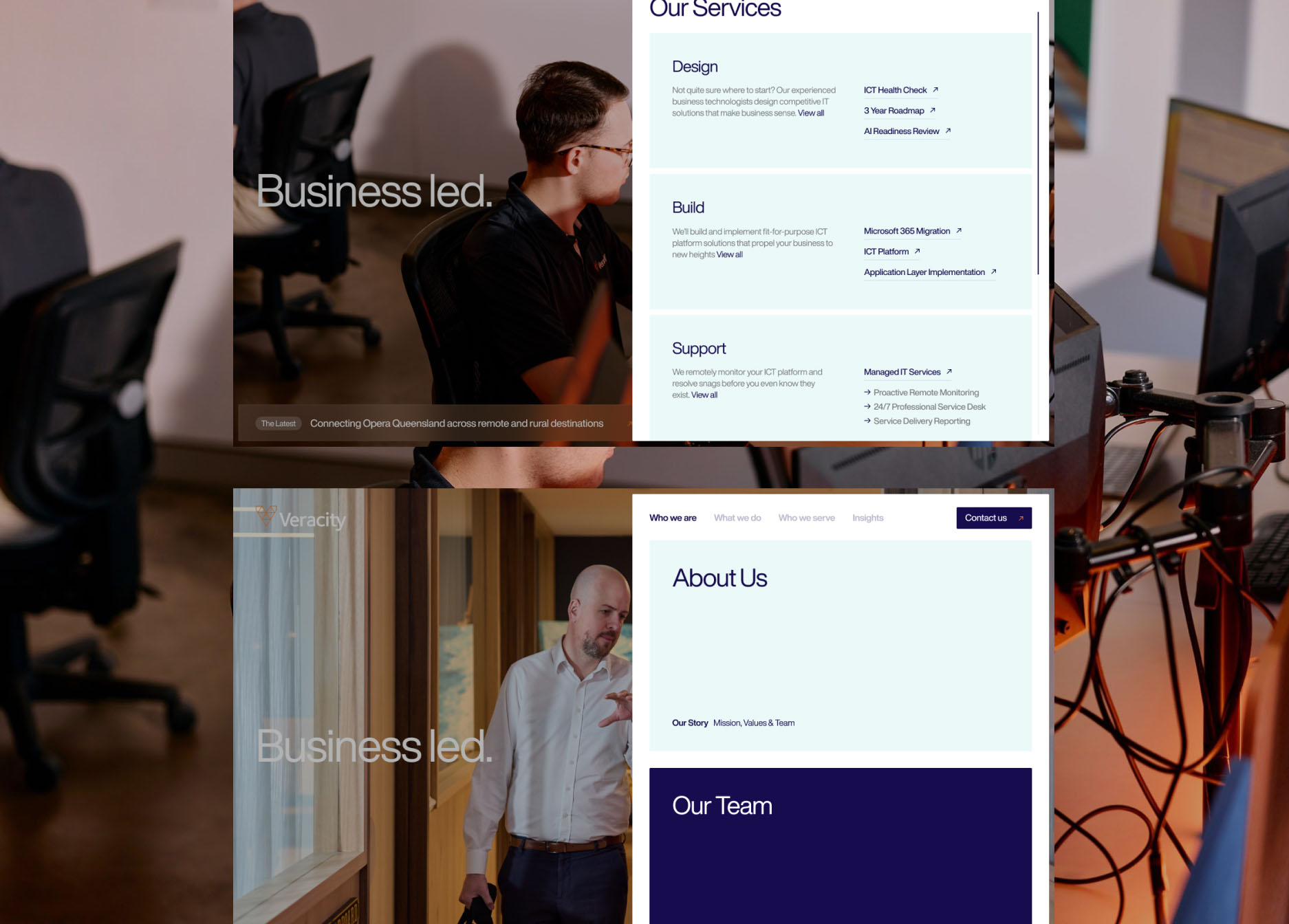 Business professionals collaborating at one of the top web development agencies in London.