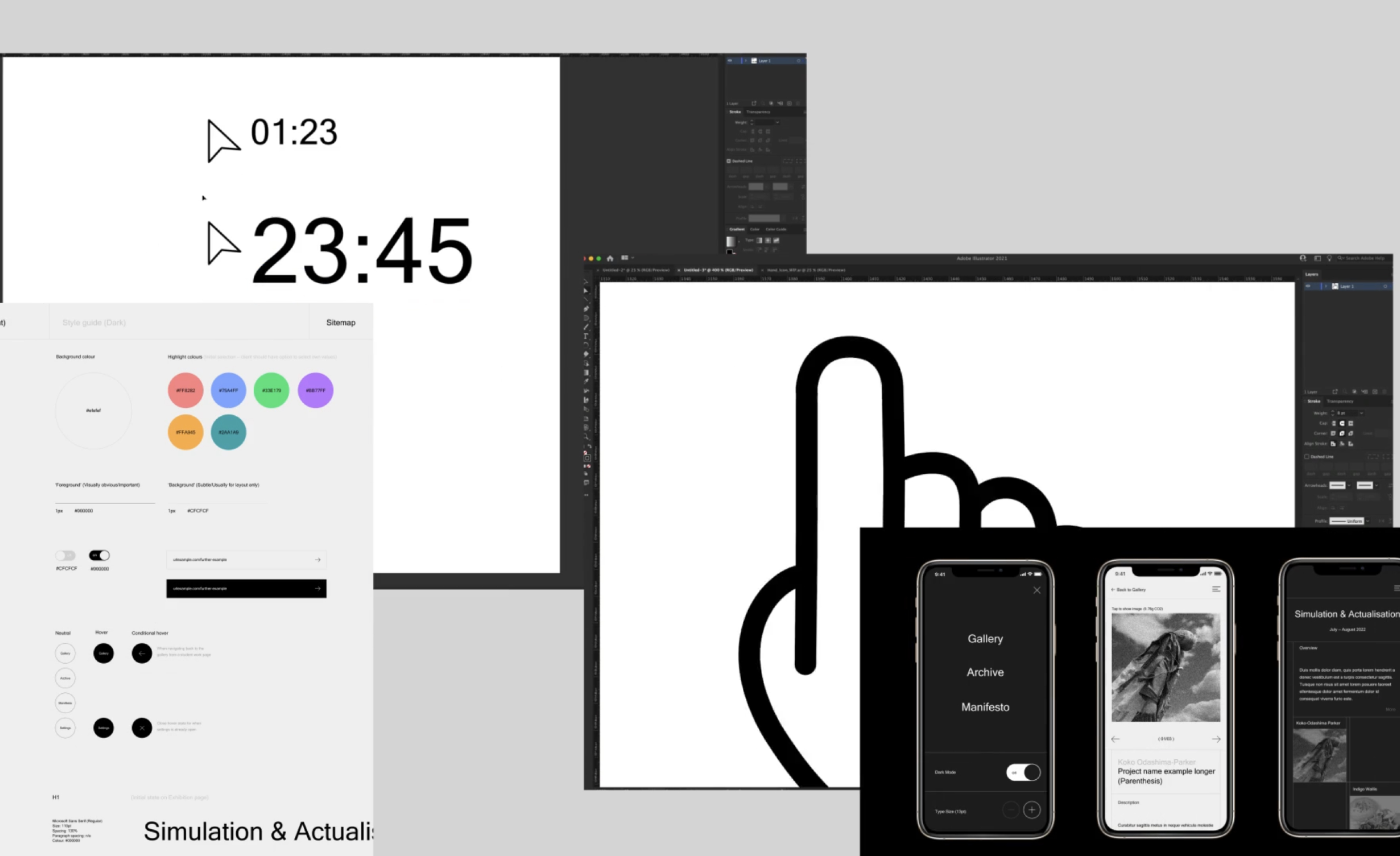 Best creative website agencies UK showcasing modern digital interfaces and design concepts.